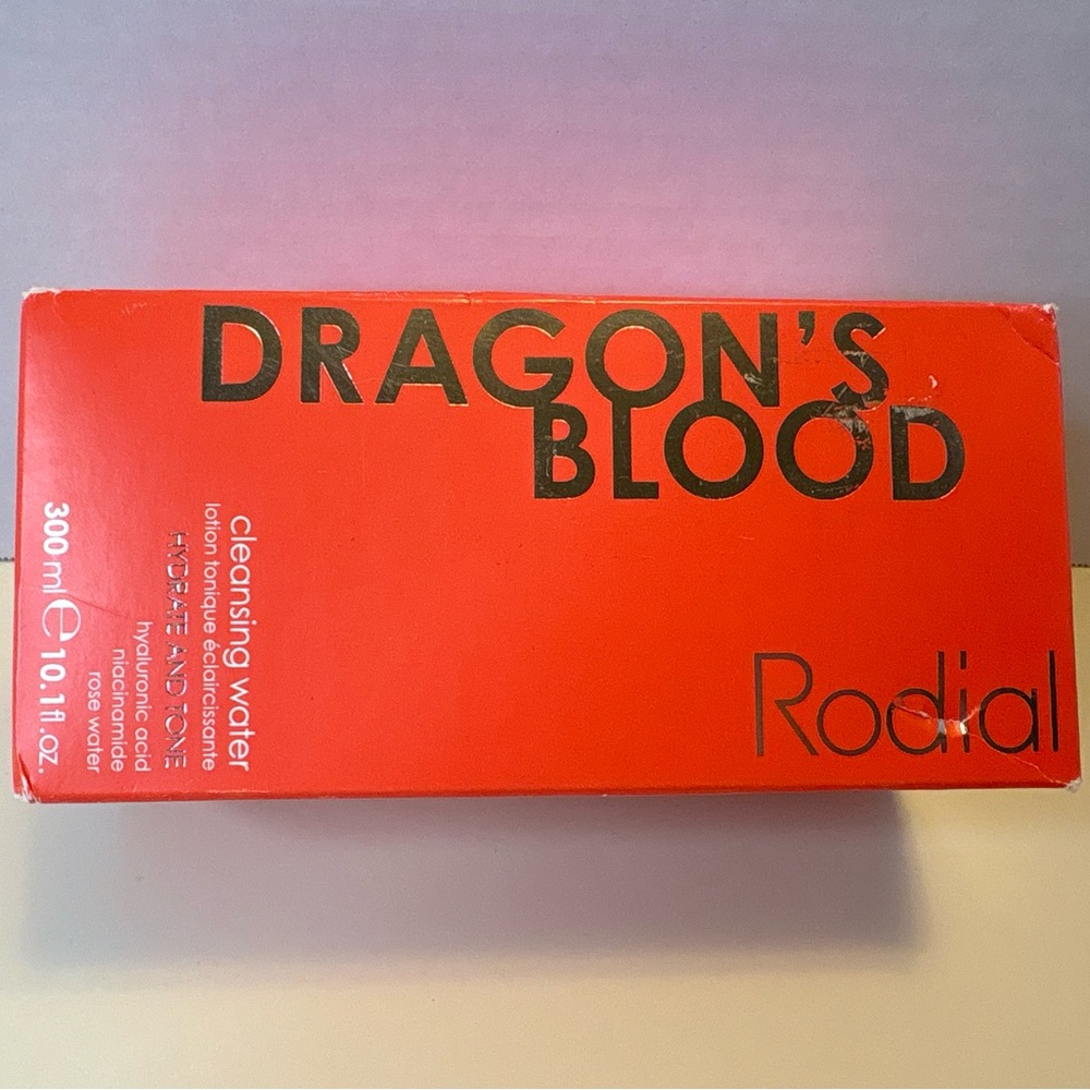 Rodial Cleansing Water in Vibrant Orange Packaging